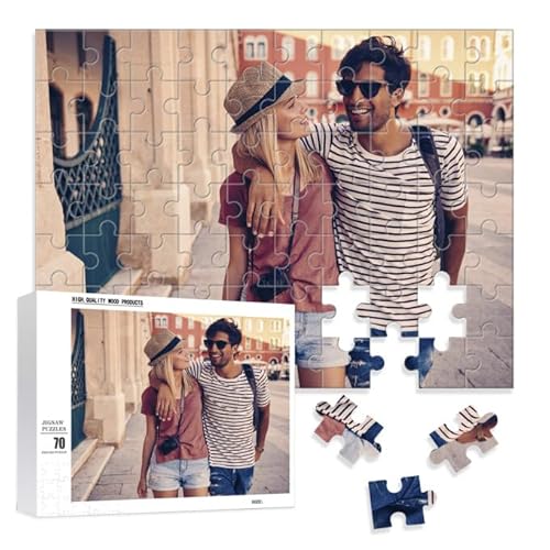 Benutzerdefinierte Puzzles von Fotos personalisierte Puzzle 300, 500, 1000 Stück aus Holz benutzerdefinierte Puzzle für Mom Dad benutzerdefinierte Mutter Vater Geburtstag Hochzeit Graduierung Geschenk von GEXHSRGD