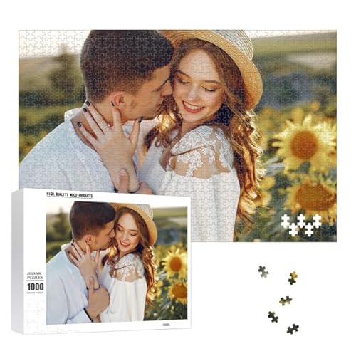 Benutzerdefinierte Puzzles von Fotos personalisierte Puzzle 300, 500, 1000 Stück aus Holz benutzerdefinierte Puzzle für Mom Dad benutzerdefinierte Mutter Vater Geburtstag Hochzeit Graduierung Geschenk von GEXHSRGD