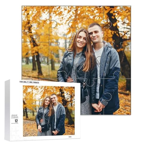 Benutzerdefinierte Puzzles von Fotos personalisierte Puzzle 300, 500, 1000 Stück aus Holz benutzerdefinierte Puzzle für Mom Dad benutzerdefinierte Mutter Vater Geburtstag Hochzeit Graduierung Geschenk von GEXHSRGD