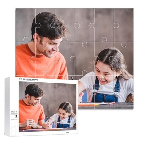 Benutzerdefinierte Puzzles von Fotos personalisierte Puzzle 300, 500, 1000 Stück aus Holz benutzerdefinierte Puzzle für Mom Dad benutzerdefinierte Mutter Vater Geburtstag Hochzeit Graduierung Geschenk von GEXHSRGD