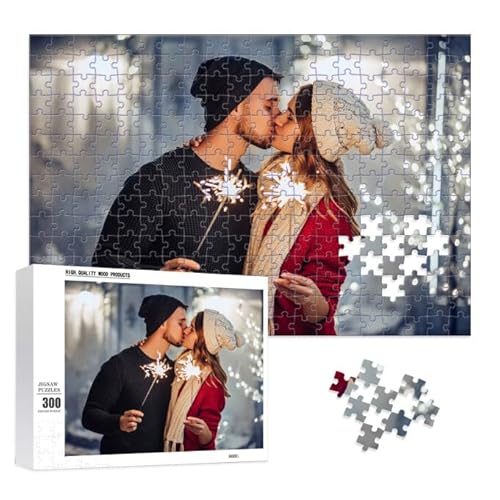 Benutzerdefinierte Puzzles von Fotos personalisierte Puzzle 300, 500, 1000 Stück aus Holz benutzerdefinierte Puzzle für Mom Dad benutzerdefinierte Mutter Vater Geburtstag Hochzeit Graduierung Geschenk von GEXHSRGD