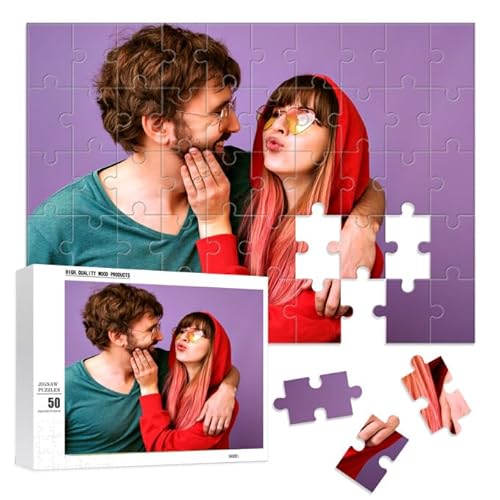 Benutzerdefinierte Puzzles von Fotos personalisierte Puzzle 300, 500, 1000 Stück aus Holz benutzerdefinierte Puzzle für Mom Dad benutzerdefinierte Mutter Vater Geburtstag Hochzeit Graduierung Geschenk von GEXHSRGD