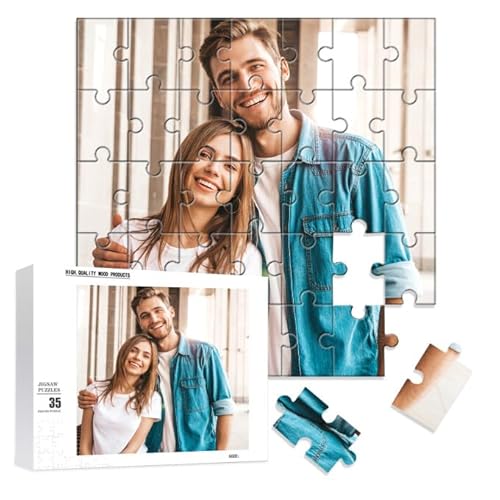 Benutzerdefinierte Puzzles von Fotos personalisierte Puzzle 300, 500, 1000 Stück aus Holz benutzerdefinierte Puzzle für Mom Dad benutzerdefinierte Mutter Vater Geburtstag Hochzeit Graduierung Geschenk von GEXHSRGD