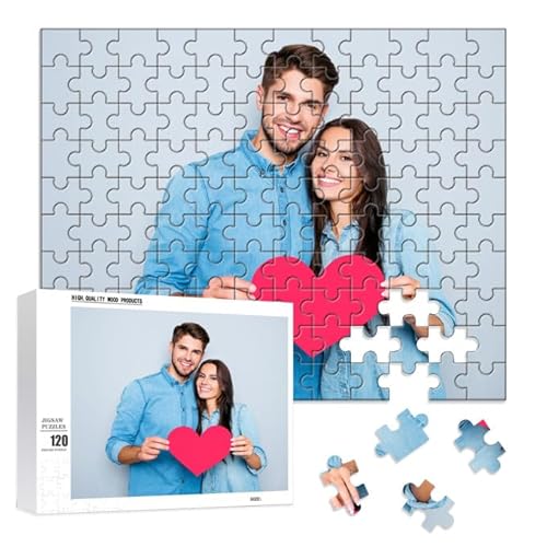 Benutzerdefinierte Puzzles von Fotos personalisierte Puzzle 300, 500, 1000 Stück aus Holz benutzerdefinierte Puzzle für Mom Dad benutzerdefinierte Mutter Vater Geburtstag Hochzeit Graduierung Geschenk von GEXHSRGD