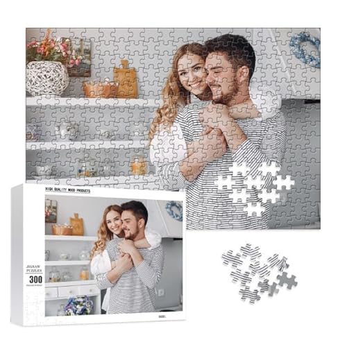 Benutzerdefinierte Puzzles von Fotos personalisierte Puzzle 300, 500, 1000 Stück aus Holz benutzerdefinierte Puzzle für Mom Dad benutzerdefinierte Mutter Vater Geburtstag Hochzeit Graduierung Geschenk von GEXHSRGD