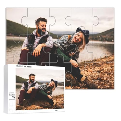 Benutzerdefinierte Puzzles von Fotos personalisierte Puzzle 300, 500, 1000 Stück aus Holz benutzerdefinierte Puzzle für Mom Dad benutzerdefinierte Mutter Vater Geburtstag Hochzeit Graduierung Geschenk von GEXHSRGD