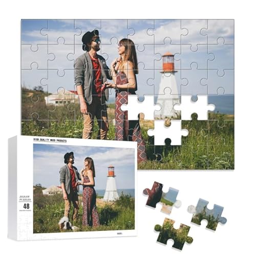 Benutzerdefinierte Puzzles von Fotos personalisierte Puzzle 300, 500, 1000 Stück aus Holz benutzerdefinierte Puzzle für Mom Dad benutzerdefinierte Mutter Vater Geburtstag Hochzeit Graduierung Geschenk von GEXHSRGD