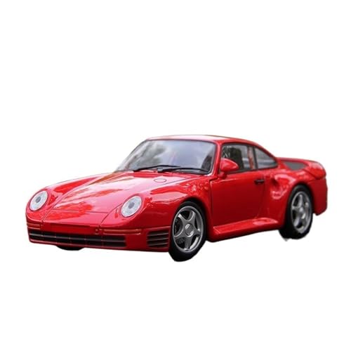 GEYILIN Pull-Back-Modell Für 911 Turbo 3.0 Legierungsmodell-Druckguss-Metallfahrzeug 1:24 Anteil(Size:Red 959) von GEYILIN