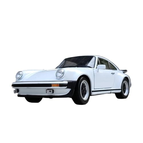 GEYILIN Pull-Back-Modell Für 911 Turbo 3.0 Legierungsmodell-Druckguss-Metallfahrzeug 1:24 Anteil(Size:White) von GEYILIN