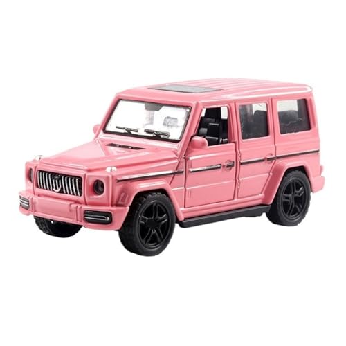 GEYILIN Pull-Back-Modell Für G63-Legierungsdruckguss-Fahrzeuge, Automodell, Zurückziehbares Automodell, 1:36 Anteil(Size:Pink with Box) von GEYILIN