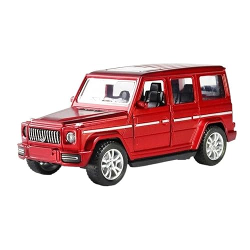 GEYILIN Pull-Back-Modell Für G63-Legierungsdruckguss-Fahrzeuge, Automodell, Zurückziehbares Automodell, 1:36 Anteil(Size:Red with Box) von GEYILIN