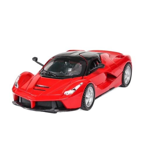 GEYILIN Pull-Back-Modell Für Laferrari-Metalllegierungsauto-Druckgussfahrzeuge, Automodell 1:32 Anteil(Size:Red Boxed) von GEYILIN