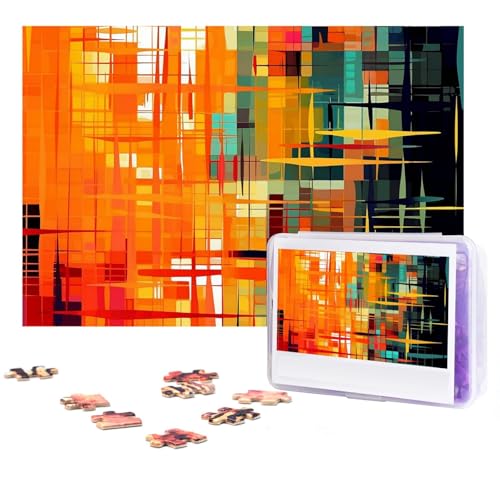 GFLFMXZW Puzzles, 500 Teile, personalisierbar, lebendige Farbpalette, Fotopuzzle, herausforderndes Bild, Puzzle für Erwachsene, personalisierbares Puzzle mit Aufbewahrungstasche (38,1 x 25,9 cm) von GFLFMXZW