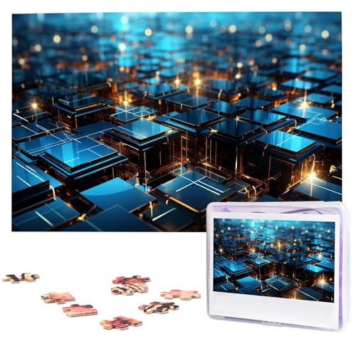 Personalisiertes Holzpuzzle 1000 Teile Puzzle Paar Puzzle Familienpuzzle Coole Hintergründe Bilderpuzzle Fotopuzzle für Erwachsene Geburtstag Hochzeit 74,9 x 50 cm von GFLFMXZW