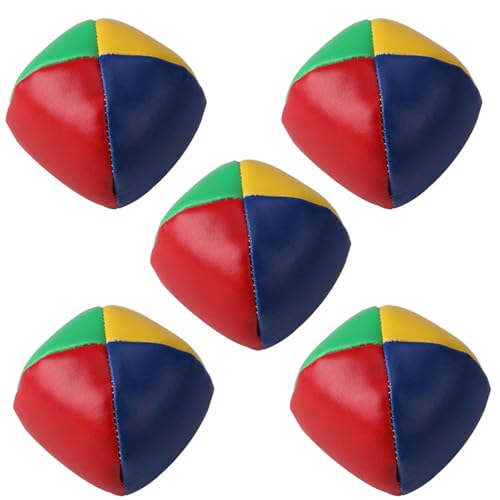 5-Stück JonglierbäLle, JonglierbäLle Kinder, Wasserabweisendes Juggling Balls, 5cm JonglierbäLle Erwachsene, Jonglieren, Dosenwerfen BäLle, Jonglieren BäLle, Jonglierball, FüR Kinder & AnfäNger von GFTCGK