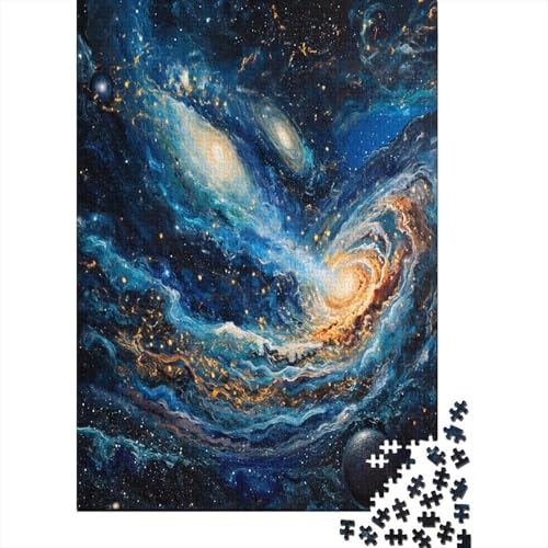 A Sky Full of Galaxien Puzzle 1000 Teile,Puzzle Für Erwachsene, Impossible Puzzle,Puzzle 1000 Puzzle Home DekoRatteion Puzzle,Erwachsenenpuzzle Puzzel 1000pcs (75x50cm) von GGAAUEIXN