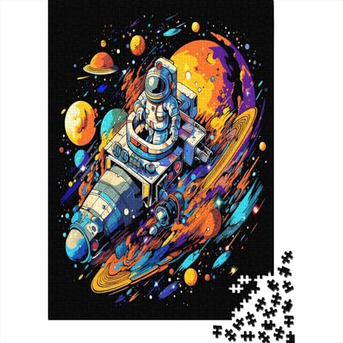 Astronaut Puzzle 1000 Teile,Puzzle Für Erwachsene, Impossible Puzzle,Puzzle 1000 Puzzle Home DekoRatteion Puzzle,Erwachsenenpuzzle Puzzel 1000pcs (75x50cm) von GGAAUEIXN