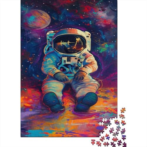 Astronaut Puzzle 1000 Teile Puzzle Für Erwachsene Und Kinder Ab 14 Jahren Puzzel 1000pcs (75x50cm) von GGAAUEIXN