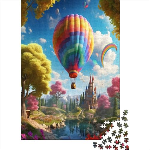 Heißluftballon Puzzle 1000 Teile - Puzzle Für Erwachsene, Puzzle, Puzzlespiel Erwachsenen Puzzlespiel Puzzel 1000pcs (75x50cm) von GGAAUEIXN