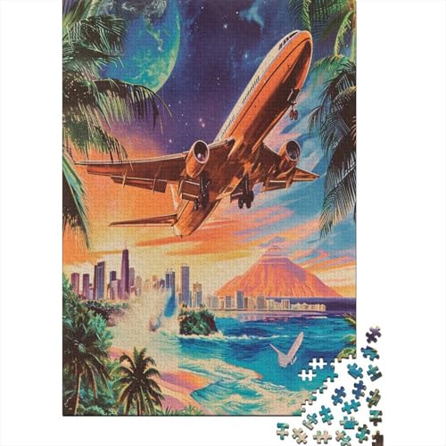 Passenger Luftfahrzeuge Puzzle 1000 Teile Für Erwachsene Und Kinder Ab 14 Jahren Für Stressabbauer Puzzel 1000pcs (75x50cm) von GGAAUEIXN