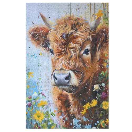 1000 Teile Puzzle Für Jungen Und Mädchen, Standard-Puzzles Kuh, Familienspiele, 78×53cm 1000 Teile Puzzle Für Jungen Und Mädchen, Standard-Puzzles Kuh, Familienspiele, 78×53cm von GGJJTT