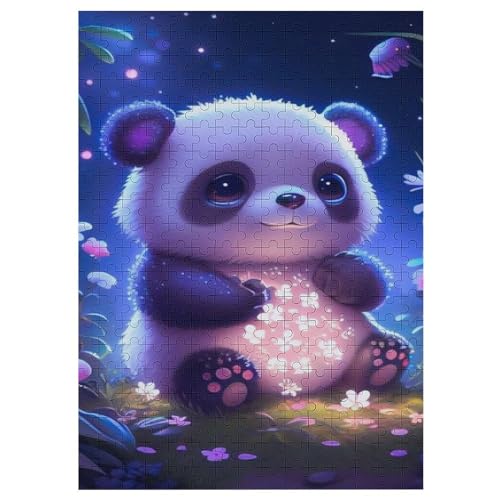 300 Teile Puzzle Für Jungen Und Mädchen, Standard-Puzzles, Panda -Puzzles, Familienspiele, （42×30cm） von GGJJTT