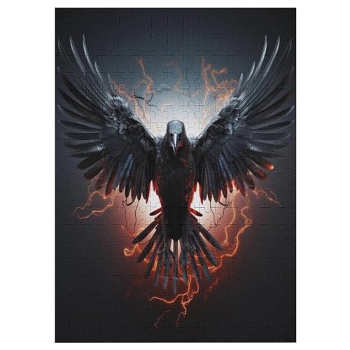 Adler Puzzles 300 Teile Erwachsener Kniffel Spaß Für Die Ganze Familie - 300 Puzzleteilige Motive, Holzpuzzle Kinder Erwachsene, Impossible Puzzle Schwer （42×30cm） von GGJJTT