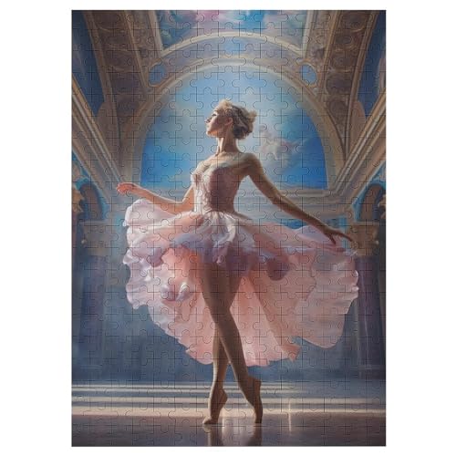 Ballett-Puzzle Für Erwachsene, 300 Teile, Holzpuzzle, Kinderpuzzle, Dekompressionsspiel, Spielzeugpuzzle （42×30cm） von GGJJTT