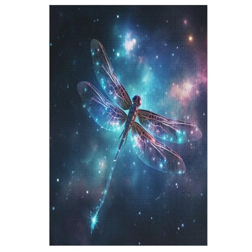 Drachefly Puzzle 1000 Teile, Holzpuzzle Für Erwachsene Kinder, Impossible Puzzles, Geschicklichkeitsspiel Für Die Ganze Familie 78×53cm von GGJJTT