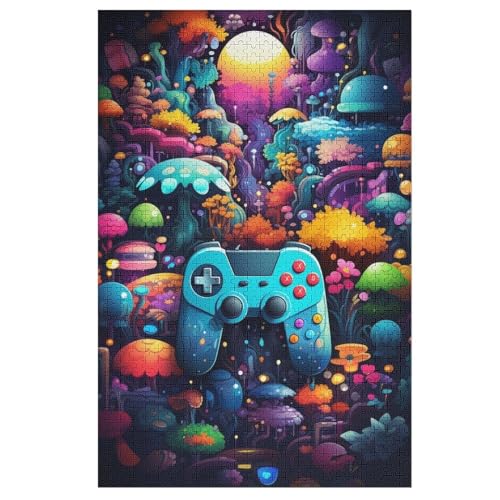 Gamepad Puzzles 1000 Teile Erwachsener Kniffel Spaß Für Die Ganze Familie - 1000 Puzzleteilige Motive, Holzpuzzle Kinder Erwachsene, Impossible Puzzle Schwer （78×53cm） von GGJJTT