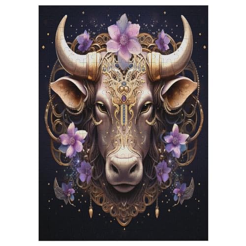 Holzpuzzle 300 Teile, Taurus Puzzles Erwachsene Und Kinder, Am Besten Für Die Familienspielsammlung - Puzzle （42×30cm） von GGJJTT