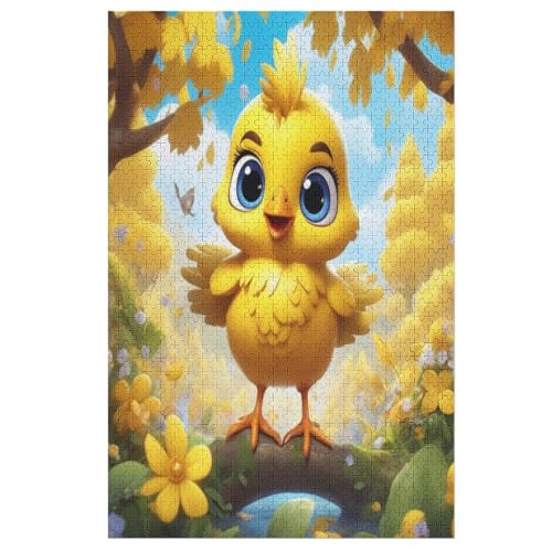 Holzpuzzle Kükenen Puzzle 1000 Teile Erwachsene Klassische Pädagogisches Spielzeug Kinder Lernspiel Herausforderndes Puzzles 78×53cm von GGJJTT