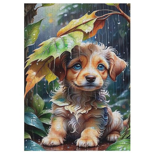 Hund-Puzzlespiel Aus Holz, 300 Puzzleteile, Kreatives Puzzle Für Teenager Und Erwachsene, Kreatives Spielzeug, Puzzles, （42×30cm） von GGJJTT