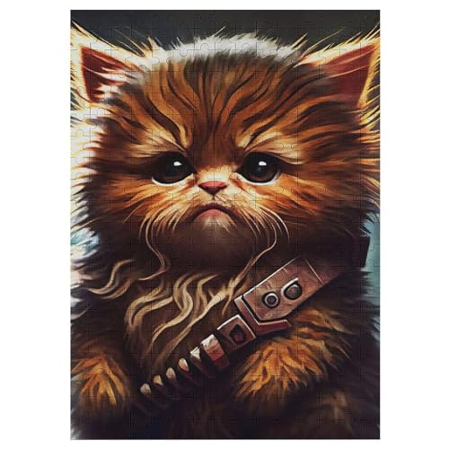 Katze Puzzle Für Erwachsene,300-teiliges Puzzle,Puzzle Für Erwachsene Und Kinder,Holzpuzzle,Lernspielzeug, （42×30cm） von GGJJTT