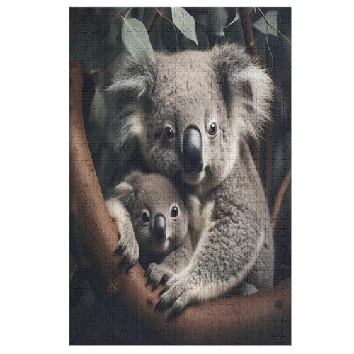 Koala Puzzle, Puzzles Für Erwachsene Kinder, 1000 Teile Holzpuzzle, Für Jugendliche & Erwachsene Herausforderungsspielzeug 78×53cm Koala Puzzle, Puzzles Für Erwachsene Kinder, 1000 Teile Holzpuzzle, Für Jugendliche & Erwachsene Herausforderungsspielzeug 78×53cm von GGJJTT