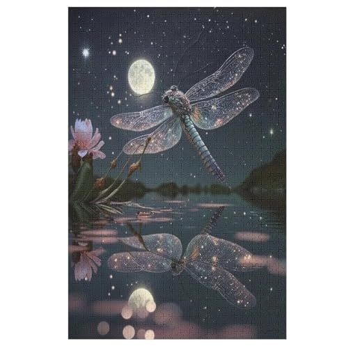 Libelle-Puzzle Für Erwachsene, 1000 Teile, Holzpuzzle, Kinderpuzzle, Dekompressionsspiel, Spielzeugpuzzle 78×53cm Libelle-Puzzle Für Erwachsene, 1000 Teile, Holzpuzzle, Kinderpuzzle, Dekompressionsspiel, Spielzeugpuzzle 78×53cm von GGJJTT