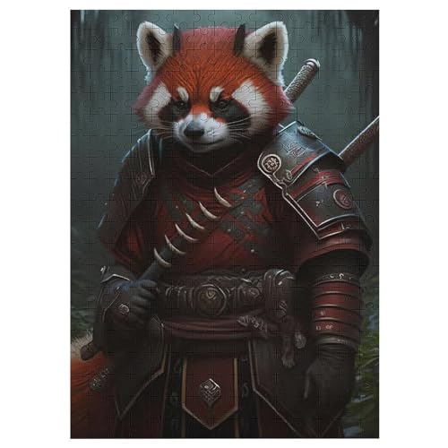 Panda,300 Teile,Holzpuzzle,einzigartiges Puzzle,kreatives Puzzle,Geschenk Für Erwachsene,Familienspiel,Herausforderungsaktivität,（42×30cm） von GGJJTT