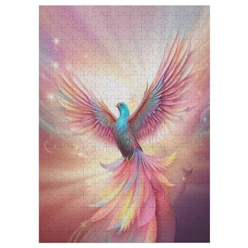 Phoenix Puzzles 300 Teile Erwachsener Kniffel Spaß Für Die Ganze Familie - 300 Puzzleteilige Motive, Holzpuzzle Kinder Erwachsene, Impossible Puzzle Schwer （42×30cm） von GGJJTT