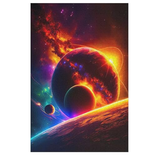 Planet Sternenhimmel-Puzzlespiel Aus Holz, 1000 Puzzleteile, Kreatives Puzzle Für Teenager Und Erwachsene, Kreatives Spielzeug, Puzzles, 78×53cm Planet Sternenhimmel-Puzzlespiel Aus Holz, 1000 Puzzleteile, Kreatives Puzzle Für Teenager Und Erwachsene, Kreatives Spielzeug, Puzzles, 78×53cm von GGJJTT