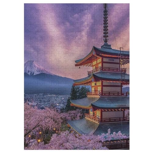 Puzzle 300 Teile Erwachsene Japan-Stil Holzpuzzle Für Erwachsene Lernspiel Herausforderungsspielzeug 300-teilige The Puzzles Für Erwachsene Kinder （42×30cm） von GGJJTT