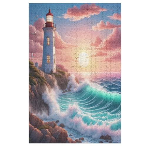 Puzzles Für Erwachsene, Puzzle Ozean, 1000 Teile, Puzzle Aus Holz Für Erwachsene Und Kinder Ab 12 Jahren, Lernspielzeug （78×53cm） von GGJJTT