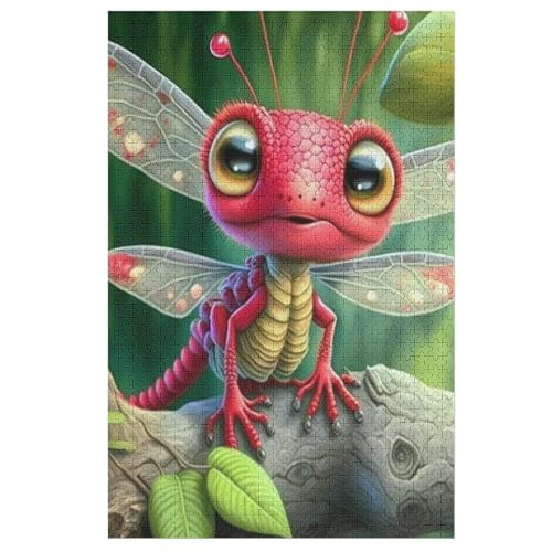 Puzzles Für Erwachsene: Gecko, 1000-teiliges Holzpuzzle Für Erwachsene Und Kinder Ab 12 Jahren. Tolles Geschenk Für Erwachsene 78×53cm von GGJJTT