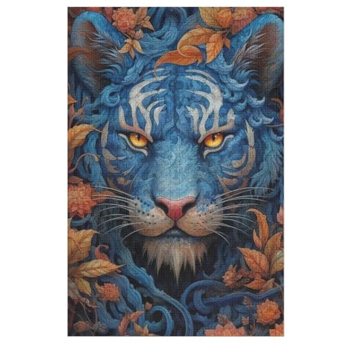 Tiger 1000 Teile Premium-Puzzles Für Erwachsene Kinder- Holzpuzzles Spaß Und Lernspiele - Perfekte Puzzle-Geschenke 78×53cm Tiger 1000 Teile Premium-Puzzles Für Erwachsene Kinder- Holzpuzzles Spaß Und Lernspiele - Perfekte Puzzle-Geschenke 78×53cm von GGJJTT