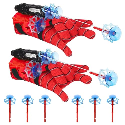 Spider Launcher Handschuhe, Super Spider Launcher, Kids Spider Hero Handschuhe, Spider Launcher Handschuhe, Spider Hero Handschuhe, für Kinder-Rollenspielhandschuhe, lustiges Lernspielzeug von GGesii