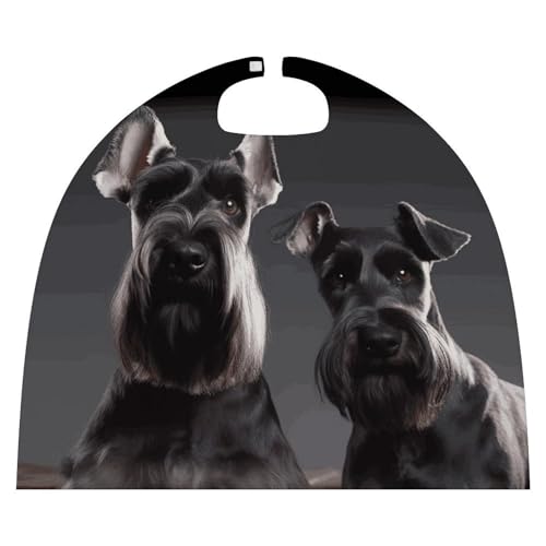 GHBNK Halloween-Umhang, niedlicher Schnauzer-Hund, Weihnachtsumhang, Cosplay-Kostüm für Halloween, Cosplay-Kostüme von GHBNK