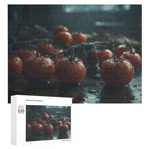 Puzzle für Erwachsene, Wasser die Tomaten, Puzzle mit Buchstaben auf der Rückseite, herausforderndes Spiel-Puzzle, personalisiertes Puzzle, perfekt für Puzzle-Enthusiasten von GHBNK