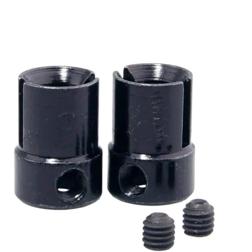 GHJtRs 02016 Universal Joint Cup B Stellschrauben kompatibel für RC-Automodelle im Maßstab 1:10, Ersatzteile(Black) von GHJtRs