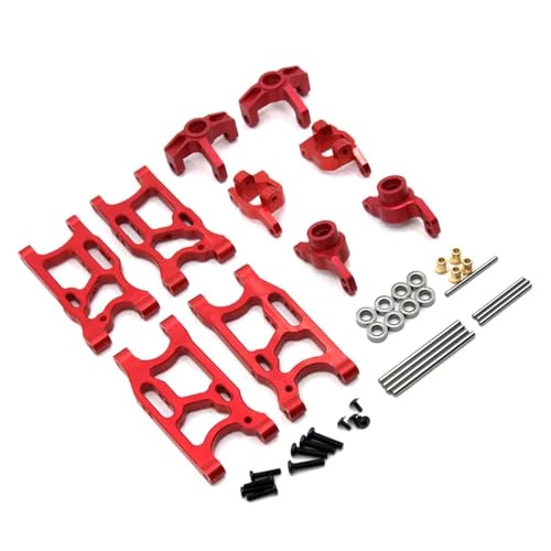 GHJtRs 144010 144001 02 124017 16 18 19 1/14 RC Auto Kompatible Ersatzteile(Red) von GHJtRs