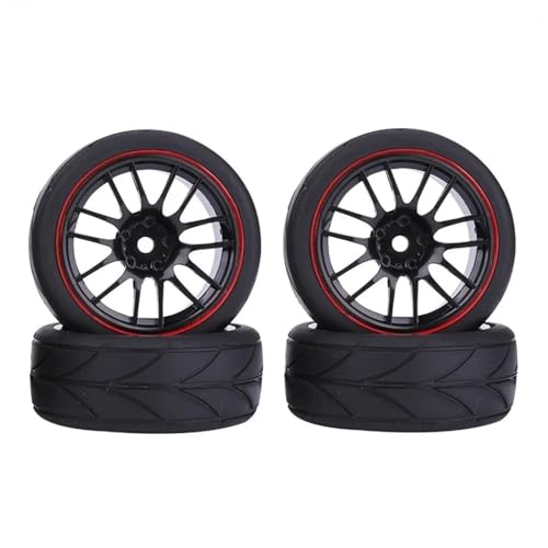 GHJtRs 65 mm RC-Rennwagenreifen im Maßstab 1:10 für unterwegs, kompatibel mit Touring- und Drift-Modellen TT01 TT02 XV01 XV02 TA06 PTG-2 von GHJtRs