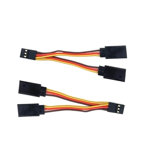 GHJtRs 90mm RC Servo Y Verlängerungskabel Splitter Blei Draht 2 stücke 5 stücke Kompatibel Mit RC Servo Für Flugzeug Hubschrauber Auto DIY(2PCS) von GHJtRs